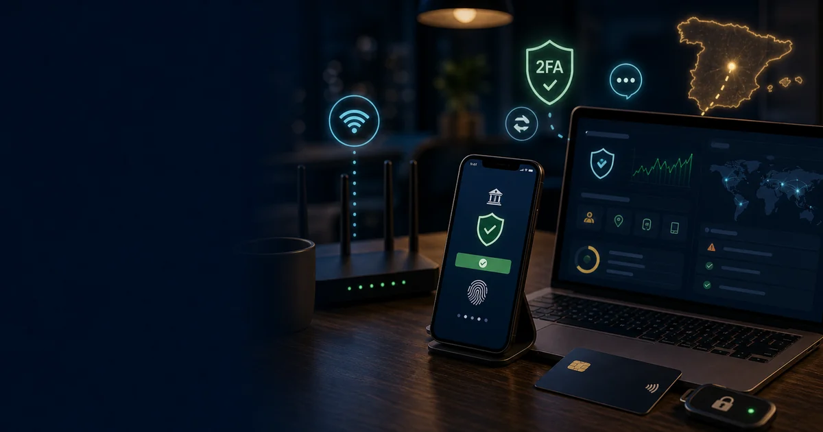 VPN para banca online en Espana con seguridad y 2FA