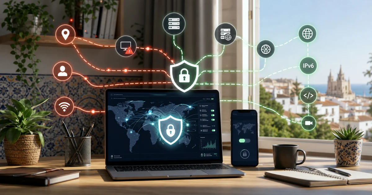 Fugas DNS, IPv6 y WebRTC en una VPN