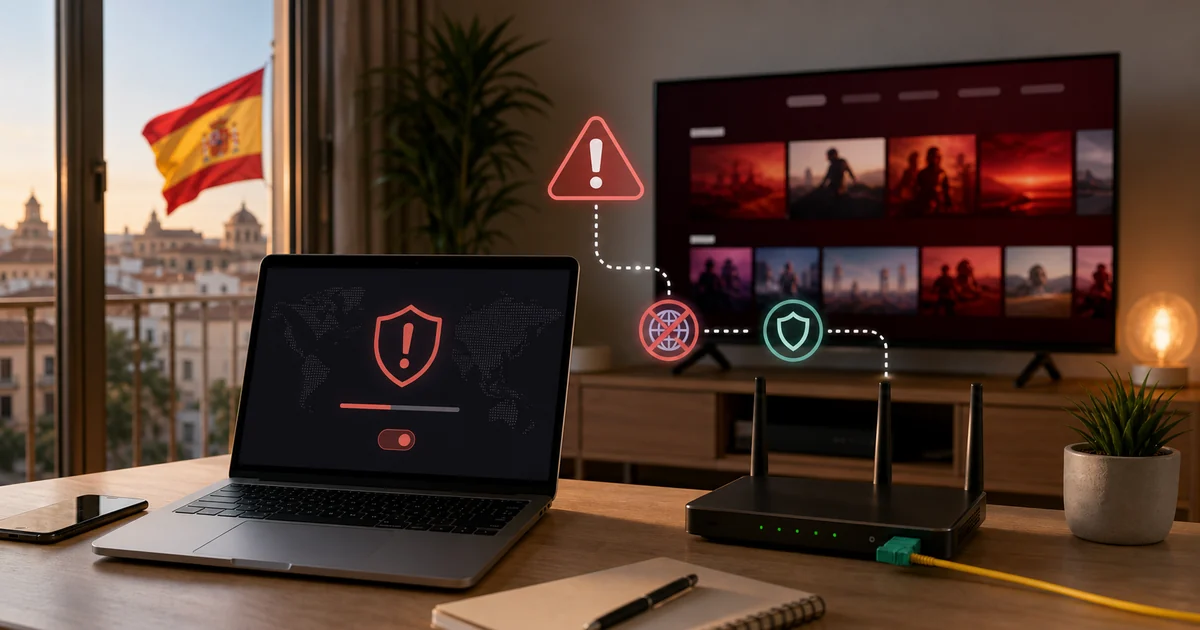 Diagnóstico de VPN para Netflix en España